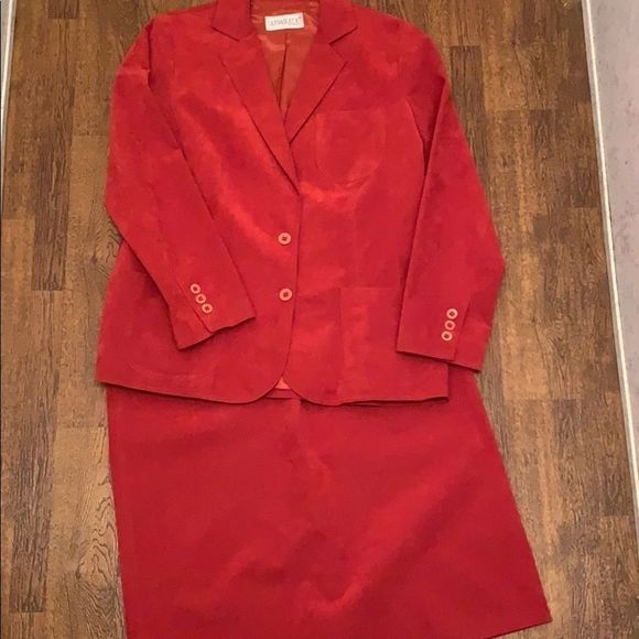 Vintage ULTRA SUEDE DRESS SUIT💋 - Picture 7 of 16